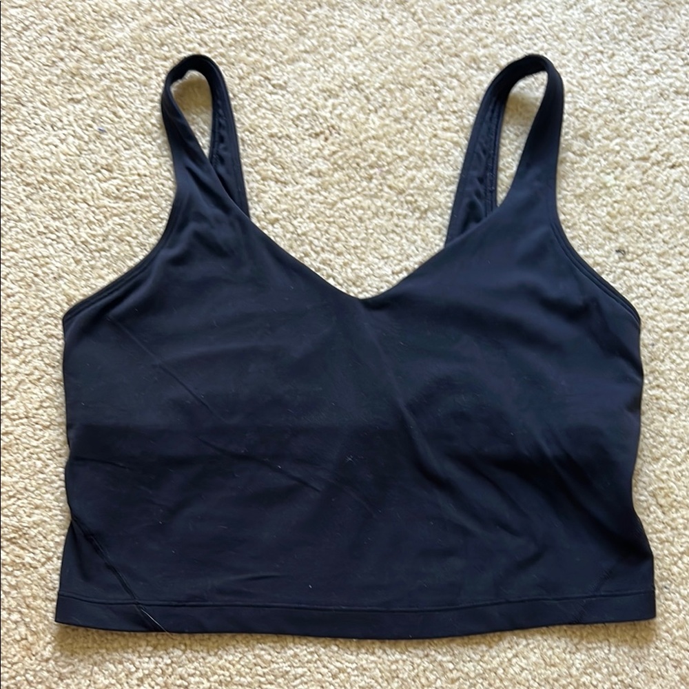 Black lululemon align tank